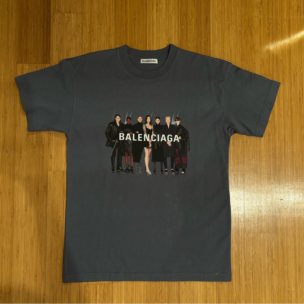 Balenciaga logo people t shirt